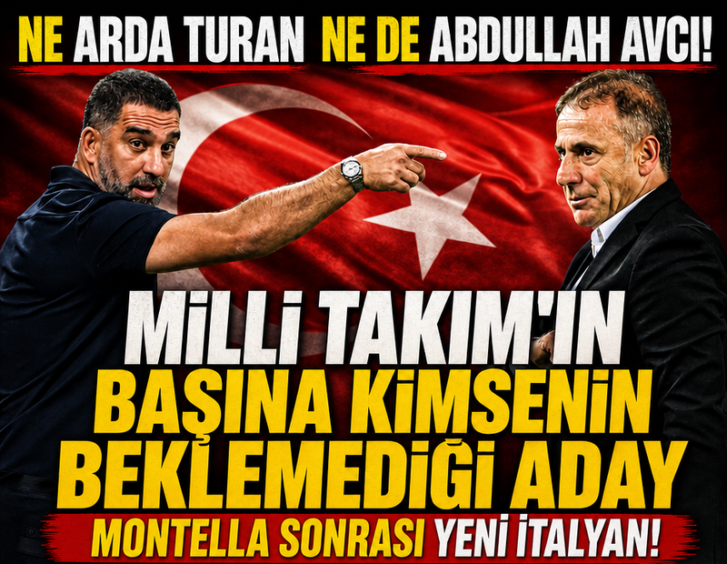 Ne Arda Turan ne de Abdullah Avcı! Milli Takım'ın başına kimsenin beklemediği aday