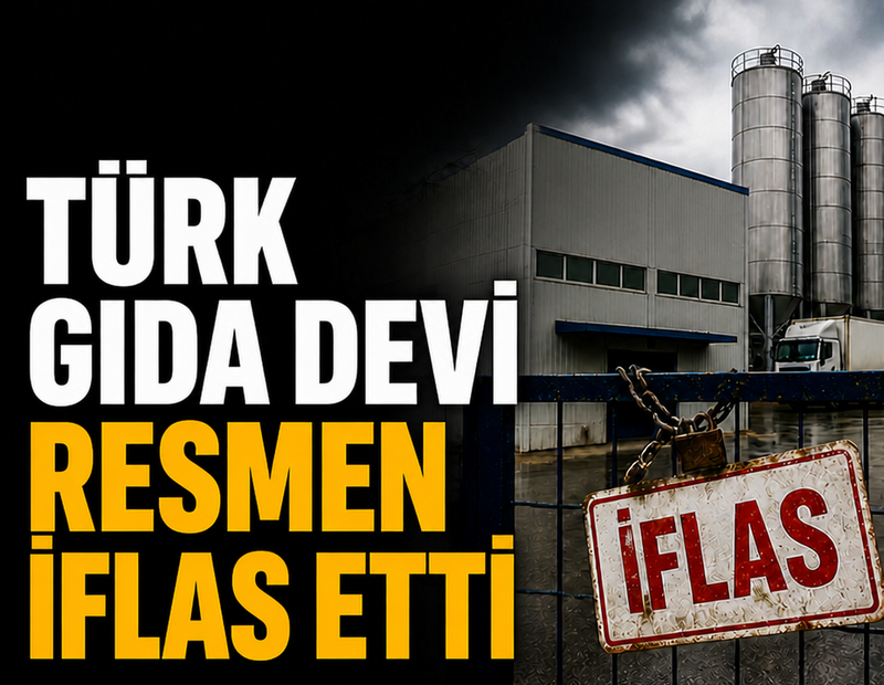 Türk gıda devi resmen iflas etti