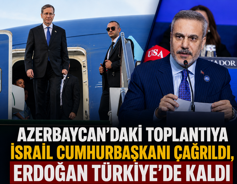 Azerbaycan'daki toplantıya İsrail Cumhurbaşkanı katıldı, Erdoğan Türkiye'de kaldı