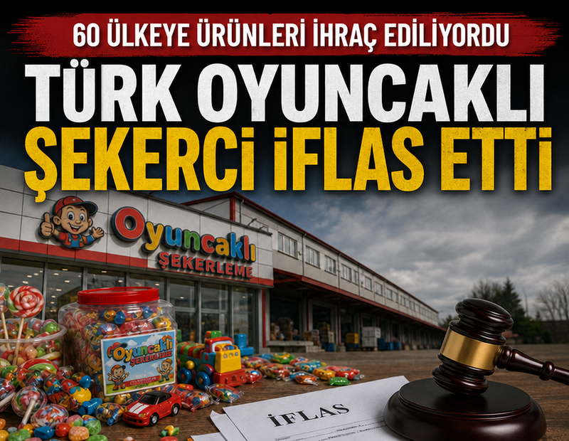 Türk oyuncaklı şekerci iflas etti: 60 ülkeye ürünleri ihraç ediliyordu