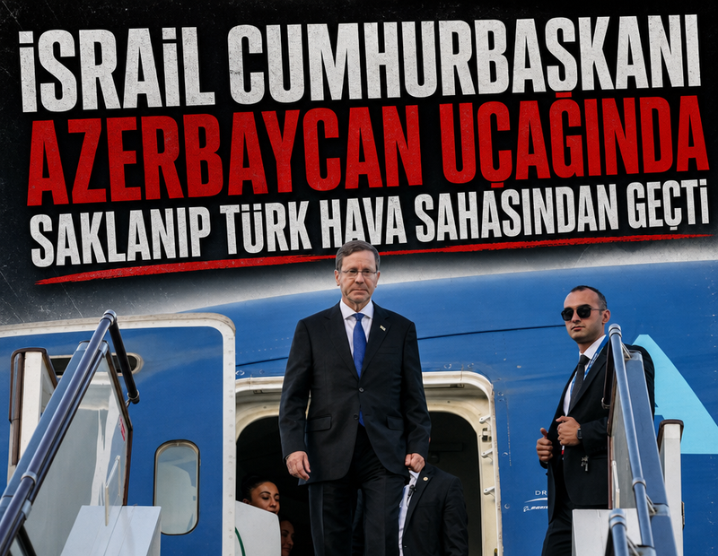 İsrail Cumhurbaşkanı Azerbaycan uçağına binip Türk hava sahası üzerinden geçti