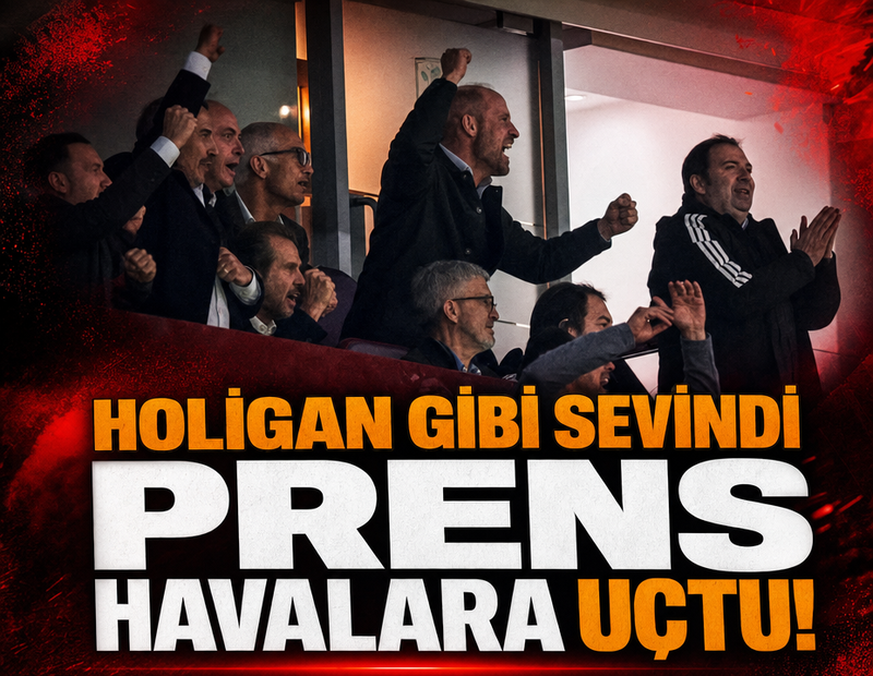 Prens William havalara uçtu! Holigan gibi sevindi