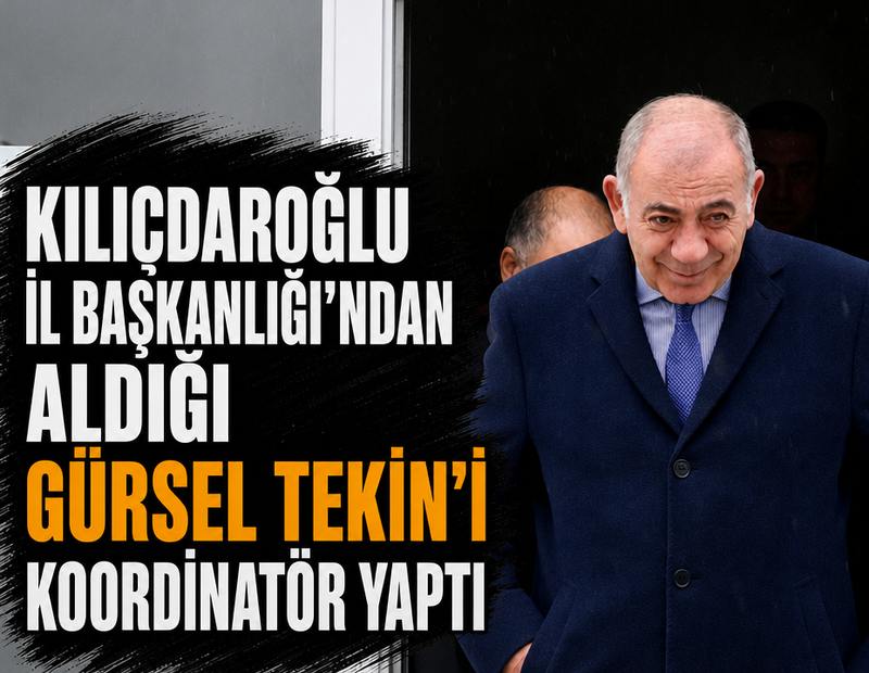 Gürsel Tekin'in yeni görevi belli oldu