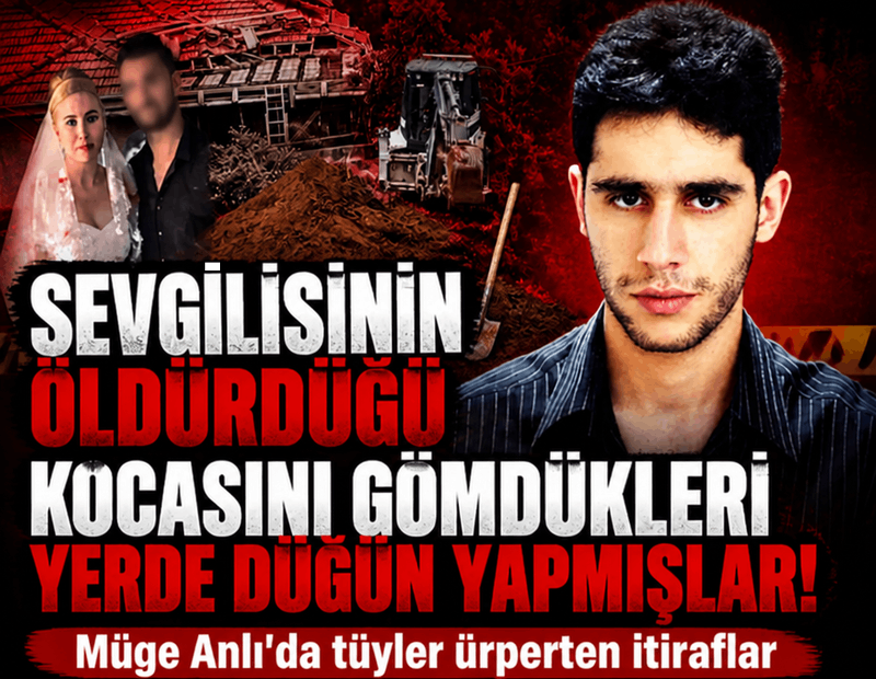 Sevgilisinin öldürdüğü kocasını gömdükleri bahçede düğün yapmışlar!