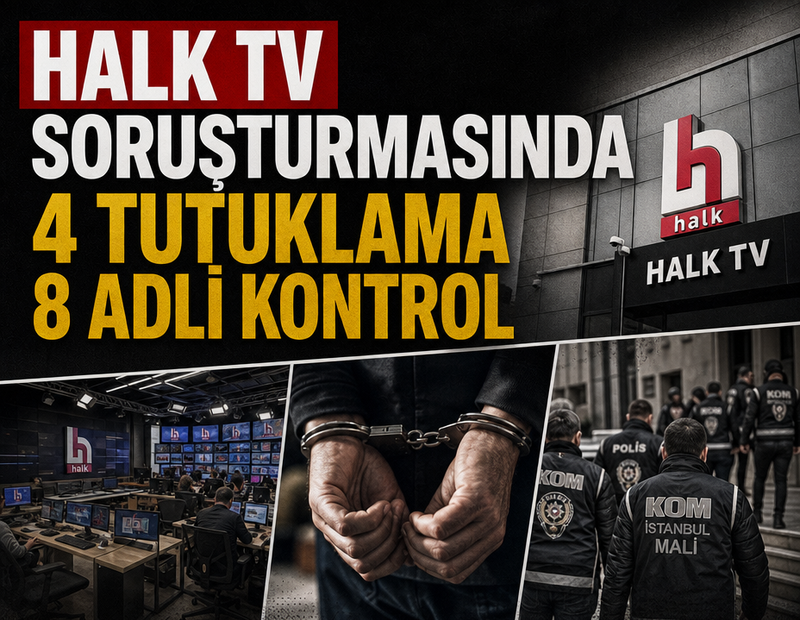 Halk TV soruşturmasında 4 kişi tutuklandı