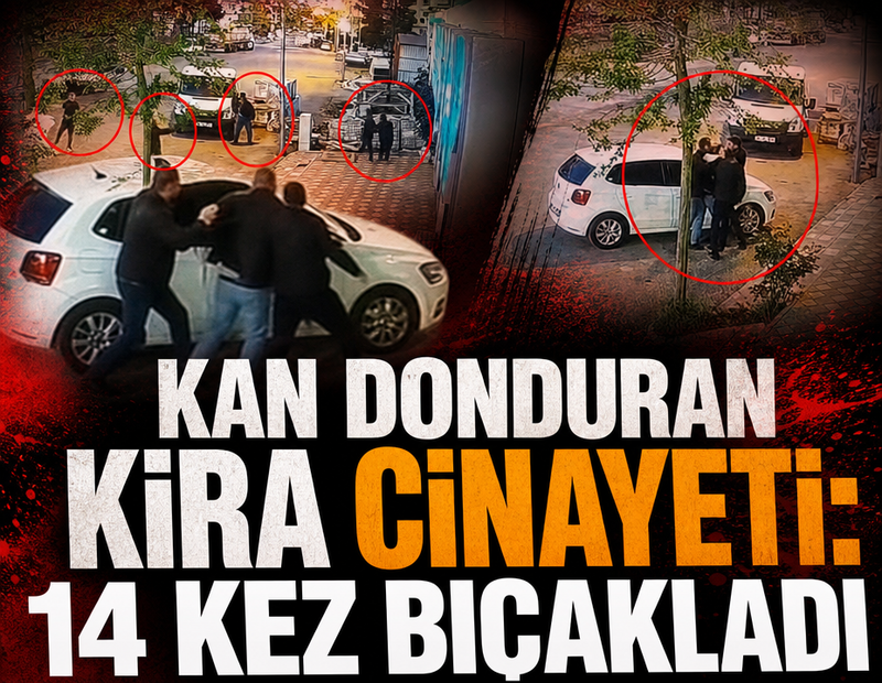 Kan donduran kira cinayeti: 14 kez bıçakladı