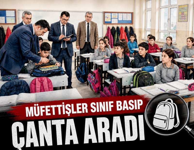 Müfettişler ilkokul bastı