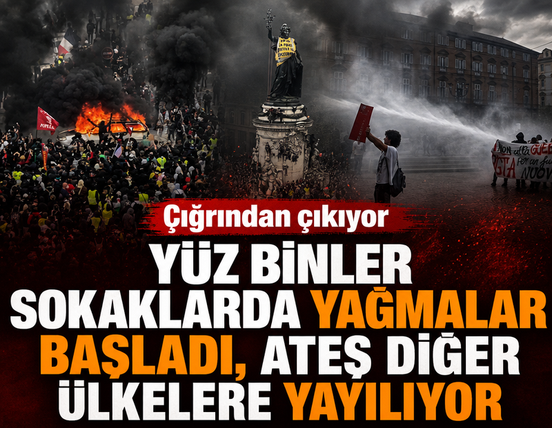 Çığırından çıkıyor: Yüz binler sokaklarda yağmalar başladı, ateş diğer ülkelere yayılıyor