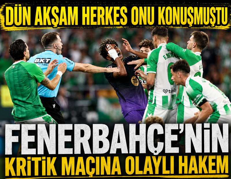 Fenerbahçe'nin kritik maçını İspanyol hakem yönetecek