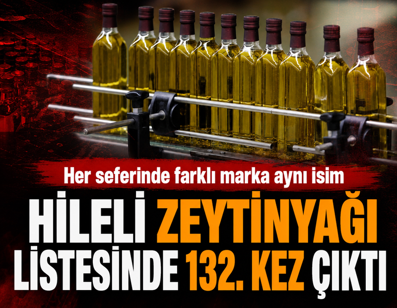 Türkiye'yi sahte zeytinyağına boğdu: 132. kez aynı isim