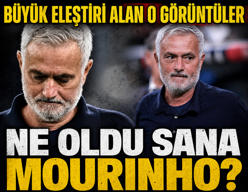Ne oldu sana Mourinho! Herkes o görüntüyü konuşuyor