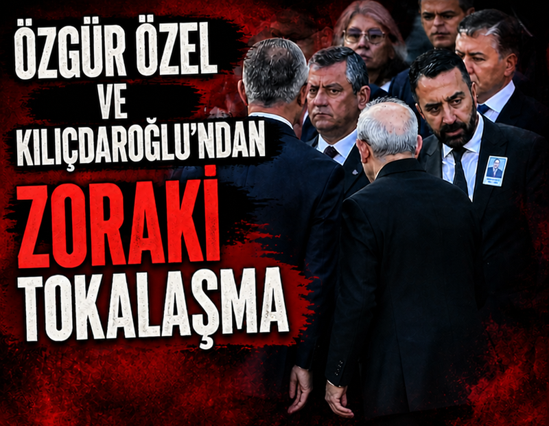 Özel ve Kılıçdaroğlu'ndan zoraki tokalaşma