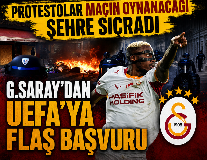 Protestolar maçın oynanacağı şehre sıçradı! Galatasaray'dan UEFA'ya flaş başvuru