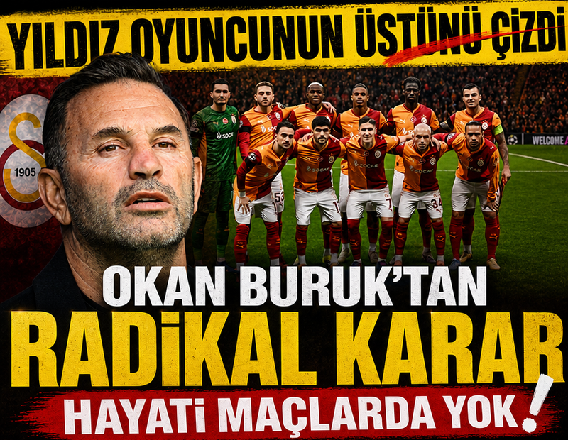 Okan Buruk yıldız isim ile ilgili kararını verdi! Hayati maçlarda yok