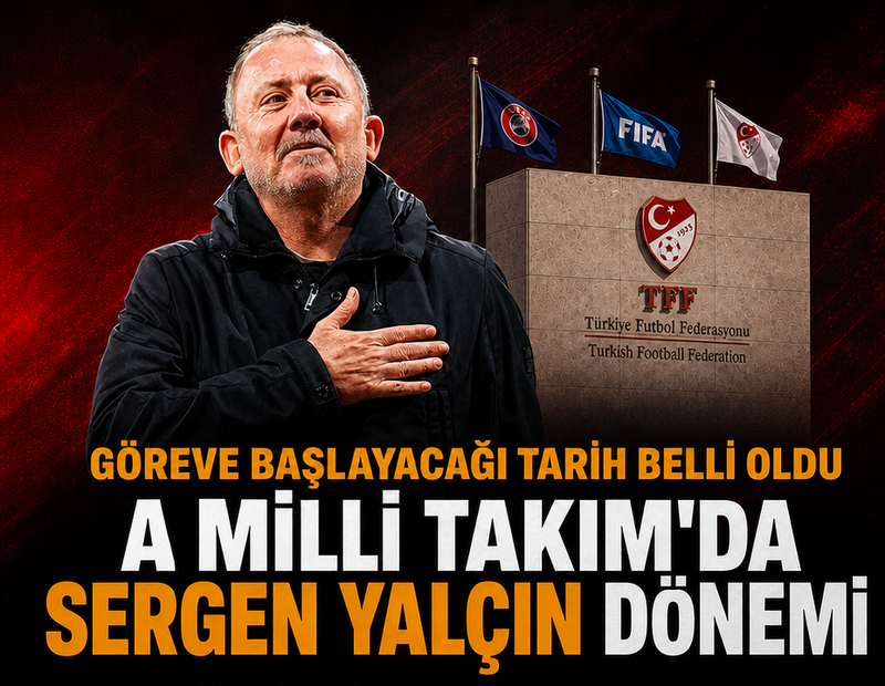 A Milli Takım'da Sergen Yalçın dönemi! Göreve başlayacağı tarih belli oldu