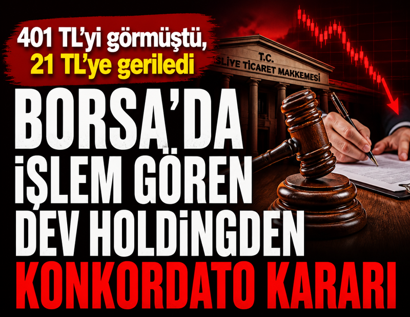 401 TL’yi görmüştü, 21 TL’ye geriledi: 50 yıllık devden konkordato kararı