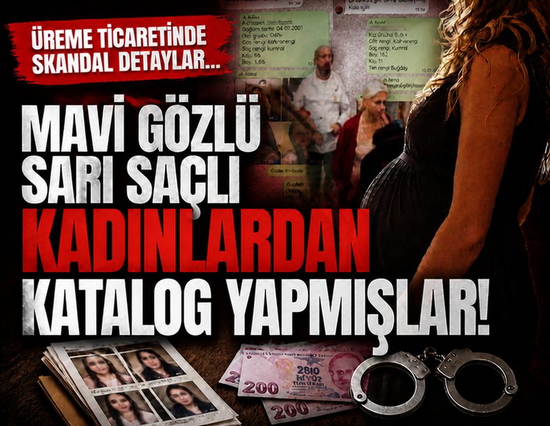 Üreme ticaretinde skandal detaylar: Mavi gözlü sarı saçlı kadınlardan katalog yapmışlar