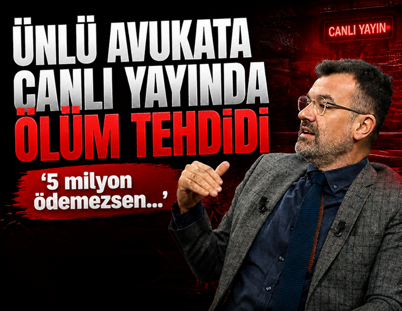 Avukat Afşin Hatipoğlu'na canlı yayında ölüm tehdidi: '5 milyonu ödemezsen...'