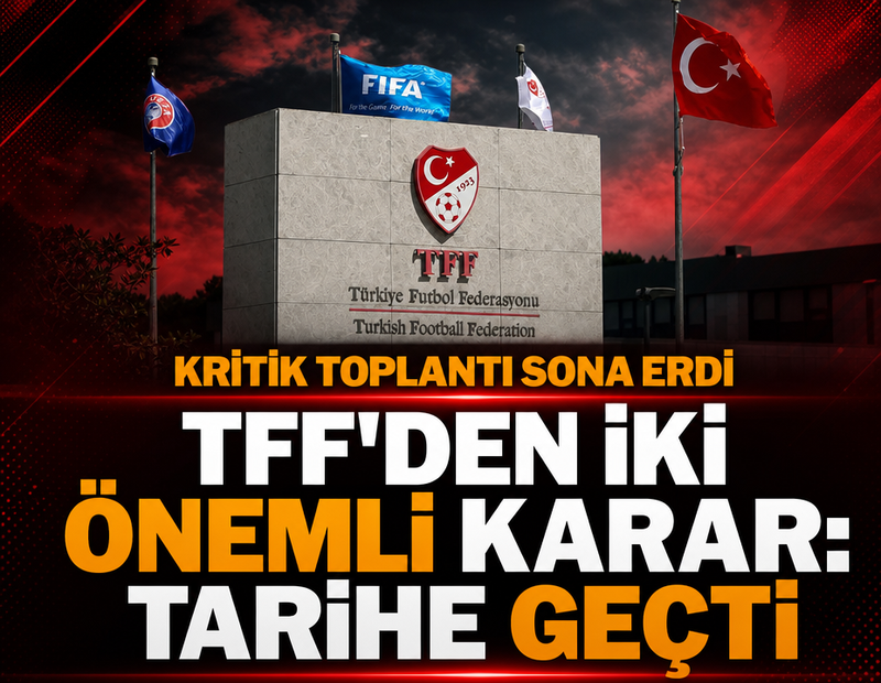 TFF'den iki önemli karar: Teknik direktör ve MHK başkanı belli oldu