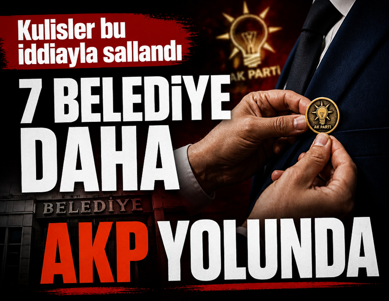 Kulisler bu iddiayla hareketlendi: 7 belediye daha AKP yolunda