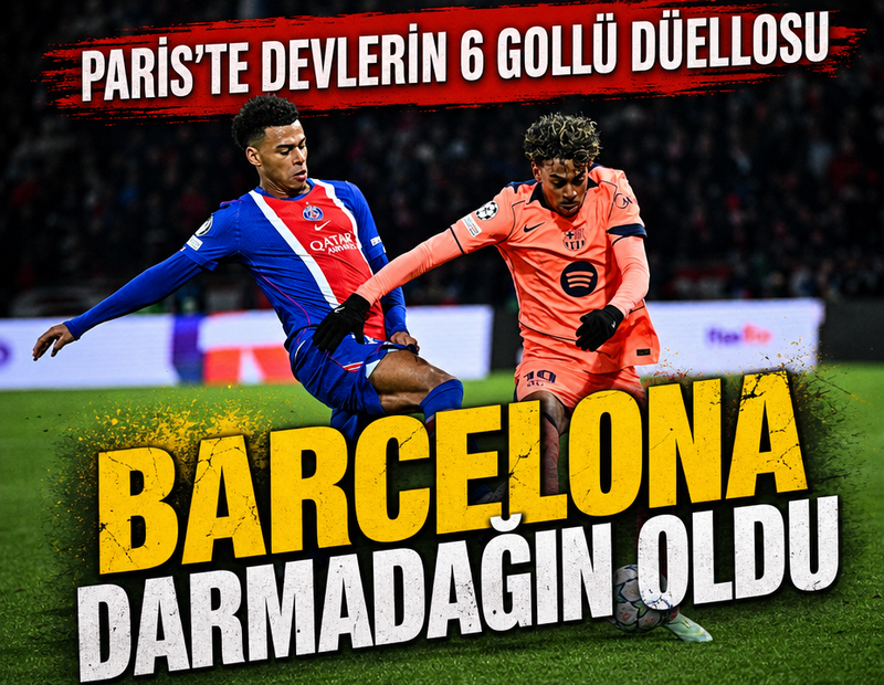 Barcelona 11 maç sonra kaybetti! Paris'te gol düellosu