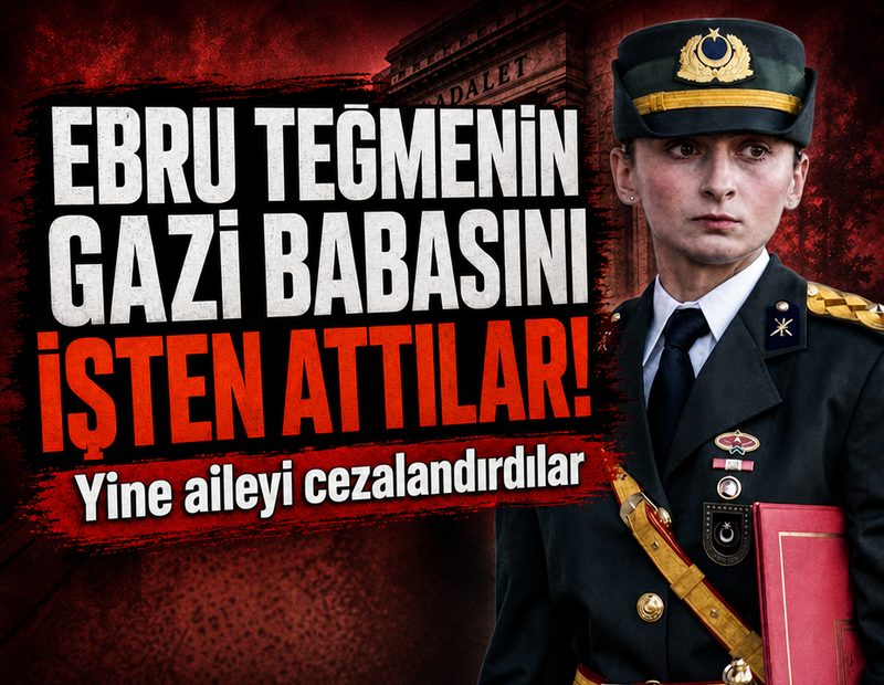 TSK’dan ihraç edilen Ebru Eroğlu konuştu, gazi babası 35 yıldır çalıştığı işten çıkarıldı