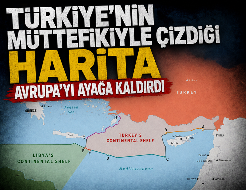 Türkiye'nin o ülkeyle çizdiği bu harita Avrupa'yı ayağa kaldırdı