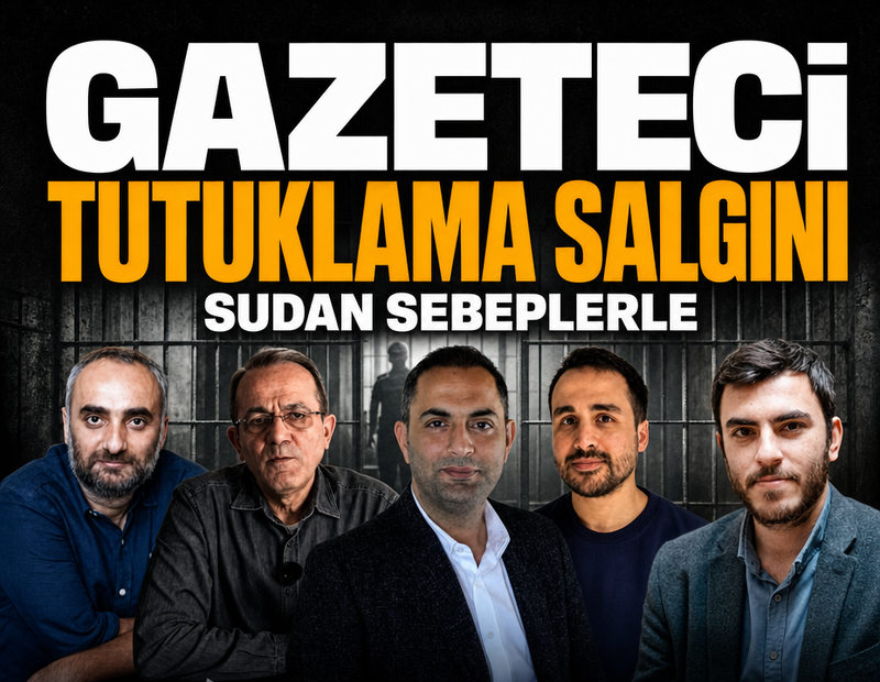 Sudan sebeplerle gazeteci tutuklama salgını
