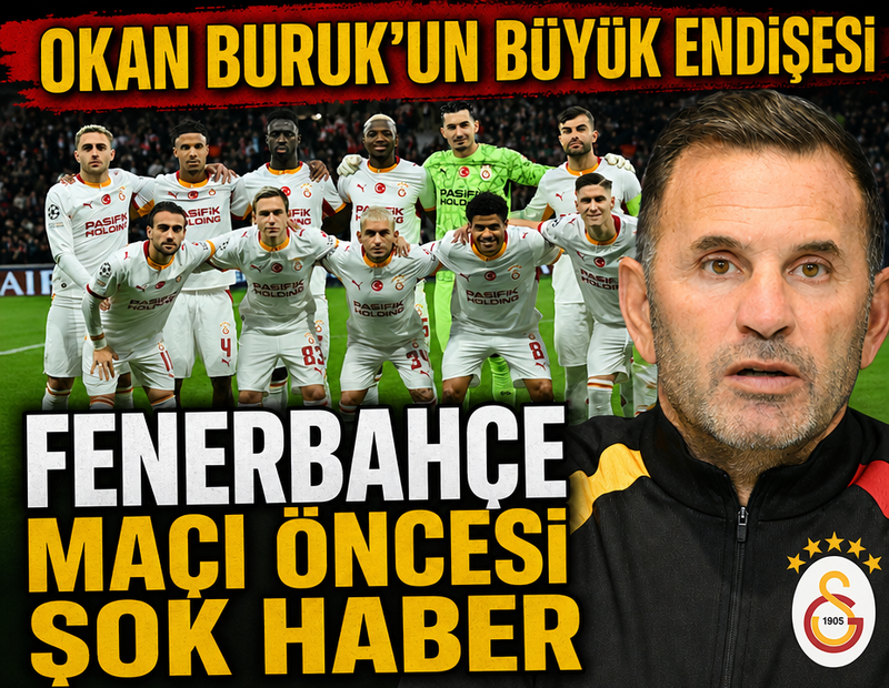 Fenerbahçe derbisi öncesi Galatasaray'a büyük şok! Ağrıları arttı