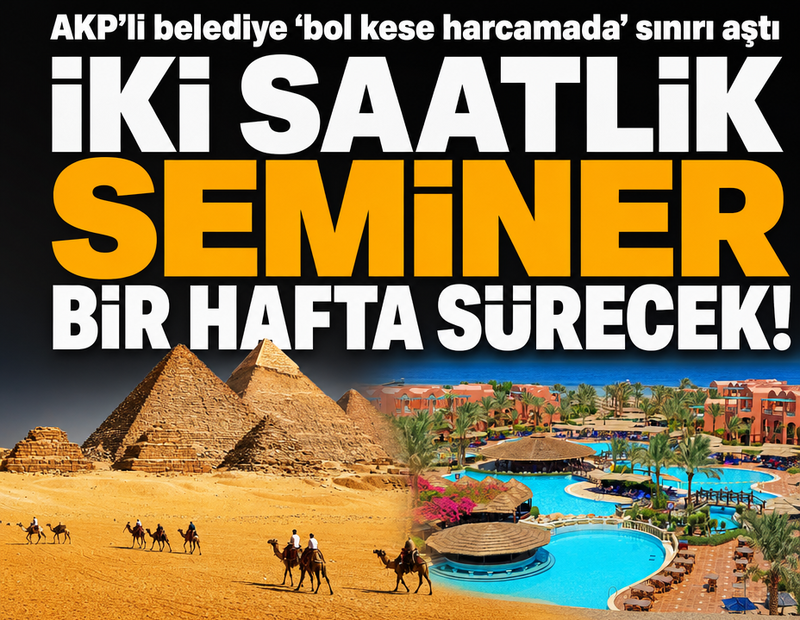 İki saatlik seminer bir hafta sürecek!