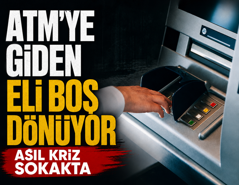 56 bin ATM’ye giden eli boş dönüyor: Nakit para çekemiyorlar