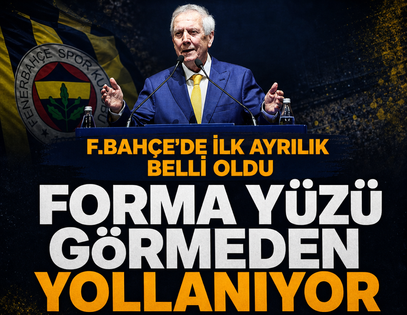 Fenerbahçe'de forma giymeden ayrılıyor: Devre arası yolcu