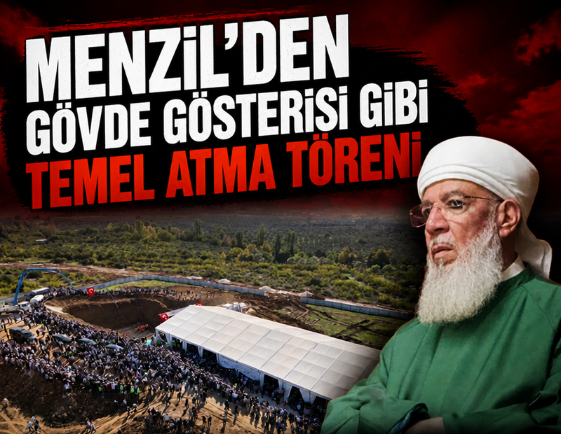 Menzil'den gövde gösterisi gibi temel atma töreni