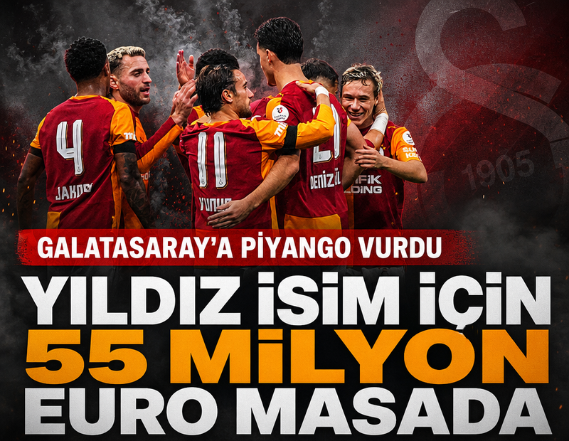 Galatasaray'ın yıldızı için kapıya dayandılar: 55 milyon euro masada