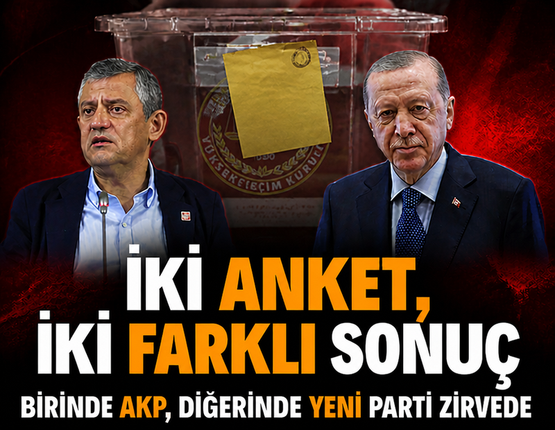 İki anket, iki farklı sonuç: Birinde AKP, diğerinde YENİ Parti zirvede