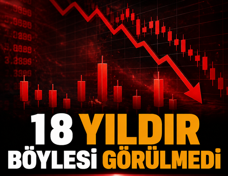 Borsada tarihi düşüş: 18 yıldır böylesi görülmedi!