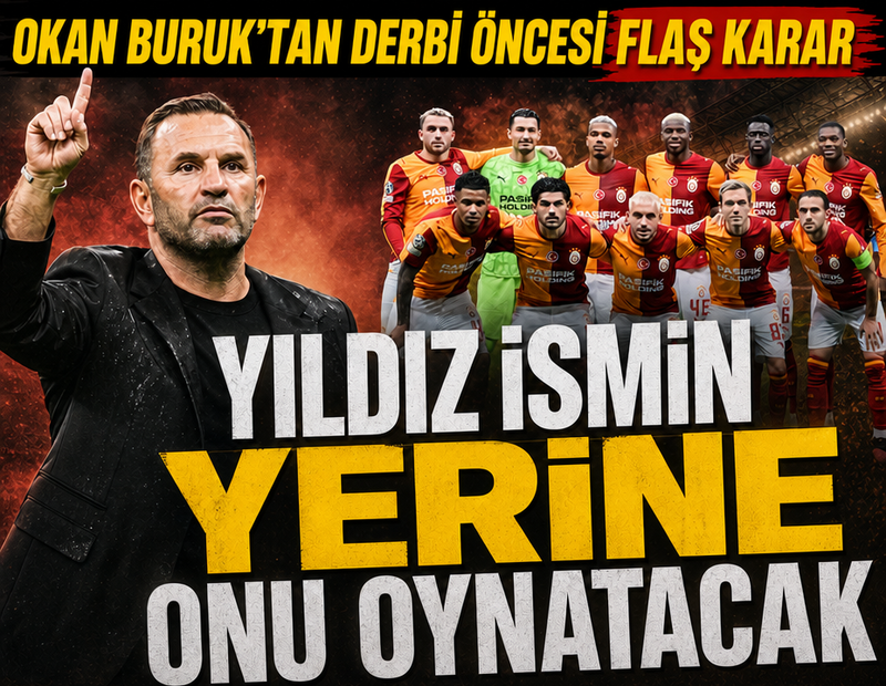Okan Buruk'un derbi planı belli oldu! Sürpriz hamle
