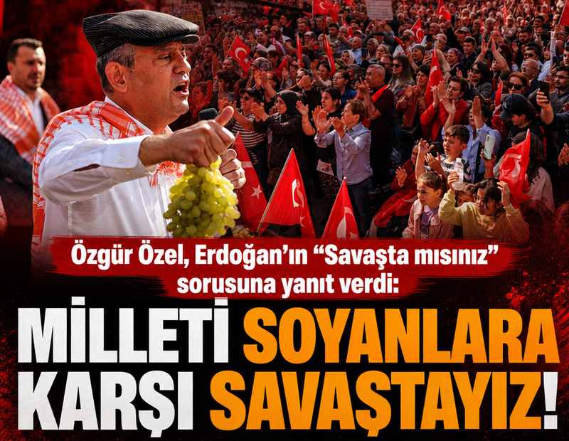 Milleti soyanlara karşı savaştayız!