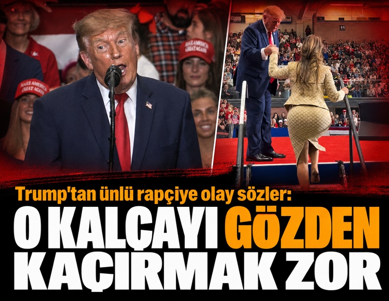 Trump’ın Nicki Minaj sözleri olay oldu: “O kalçayı gözden kaçırmak zor”