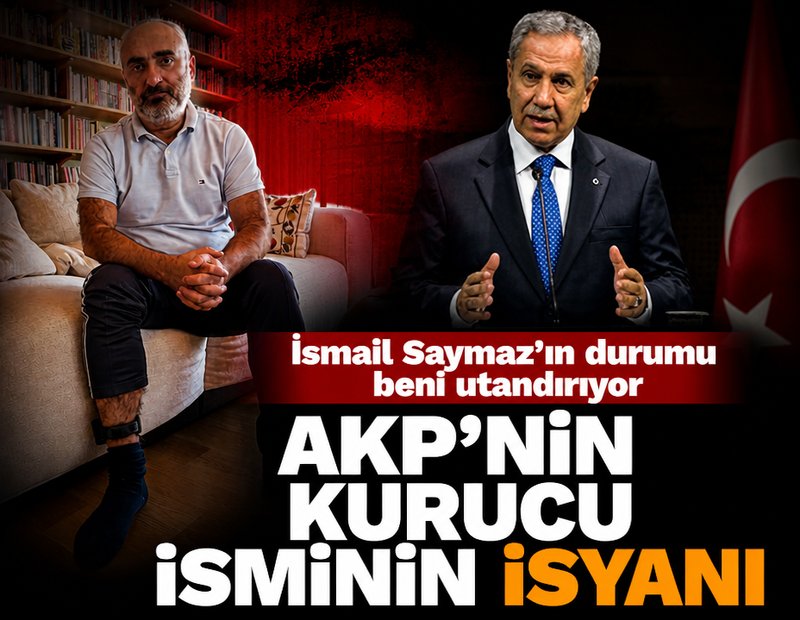 Bülent Arınç’tan İsmail Saymaz tepkisi: 'Bu durum beni üzüyor ve utandırıyor'