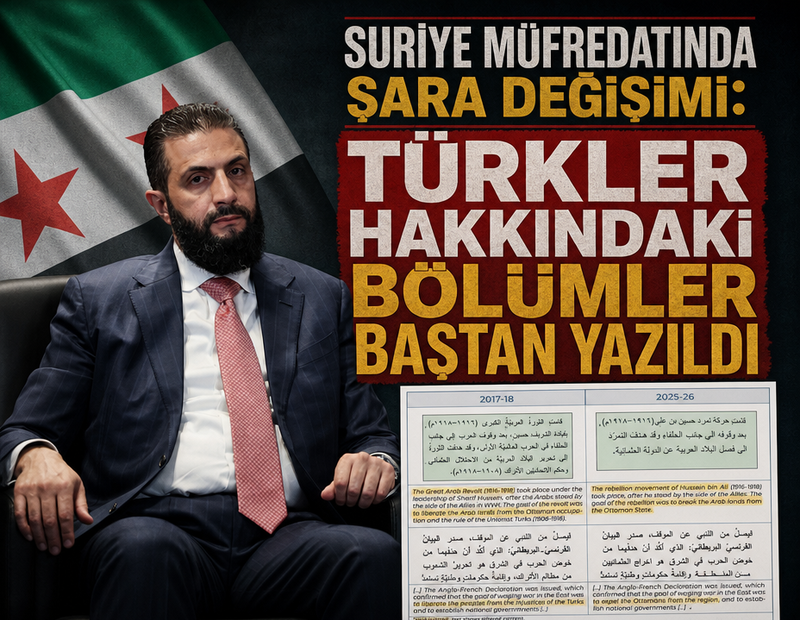 Suriye müfredatında Şara değişimi: Türkler hakkındaki bölümler baştan yazıldı