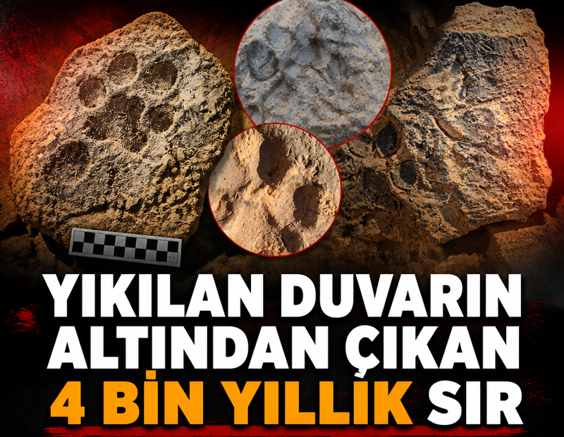 Kütahya’da yaklaşık 4 bin yıllık köpek pati izleri bulundu
