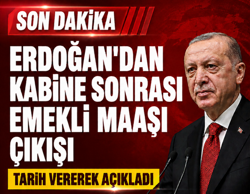 Erdoğan'ndan emekli maaşları ile ilgili açıklama