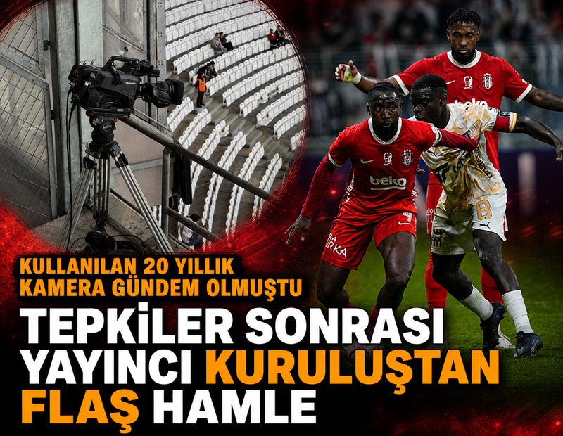Tepkiler sonrası yayıncı kuruluştan flaş hamle! Kullanılan 20 yıllık kamera gündem olmuştu