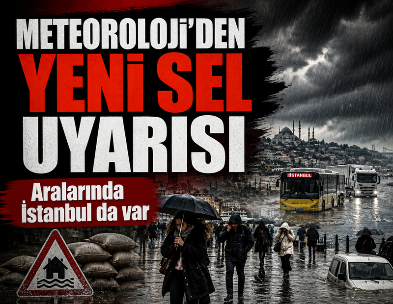Meteoroloji 11 ili 'sarı' ve 'turuncu' kodla uyardı: İstanbul da listede