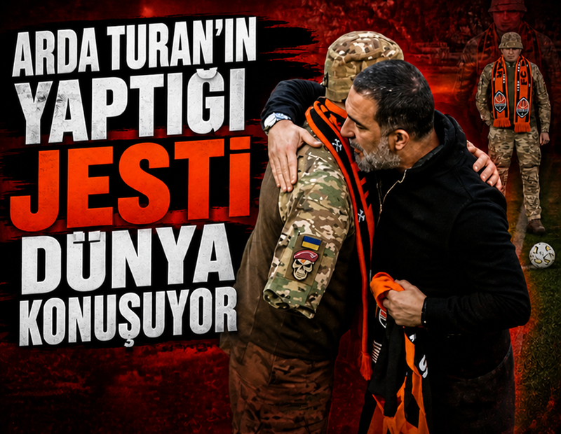 Arda Turan'ın yaptığı jesti dünya konuşuyor