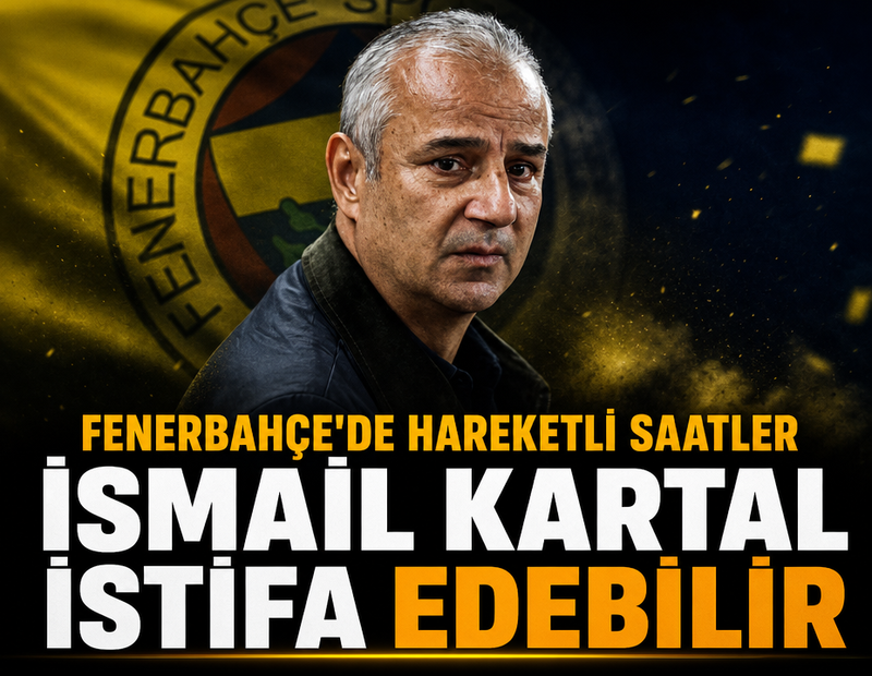 Fenerbahçe'de hareketli saatler: İsmail Kartal istifanın eşiğinde