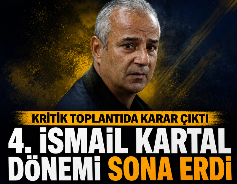 Fenerbahçe'de 4. İsmail Kartal dönemi sona erdi