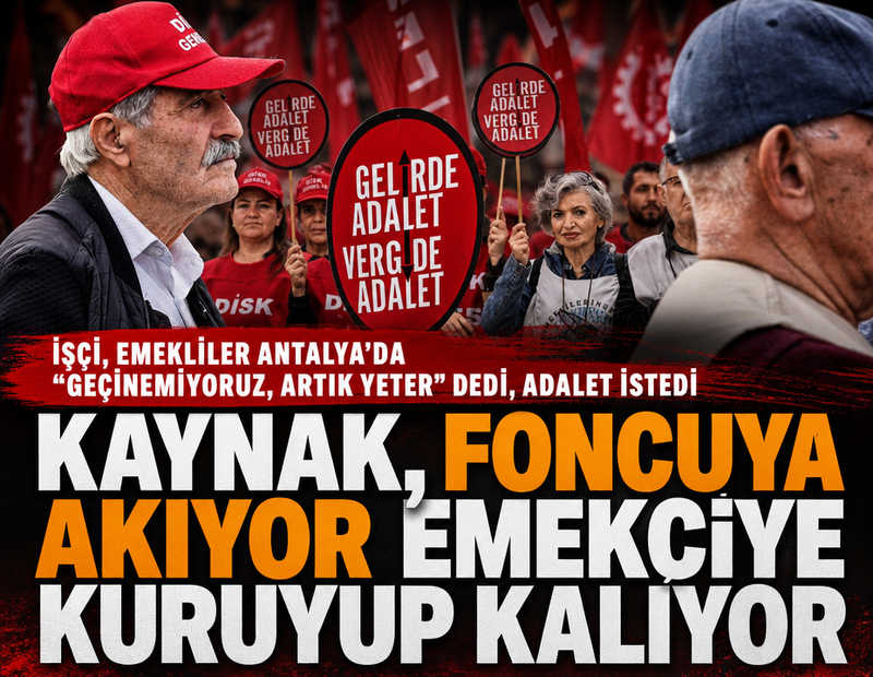 Kaynak, foncuya akıyor emekçiye kuruyup kalıyor