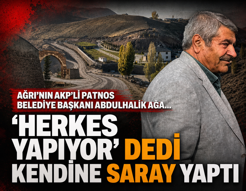 ‘Herkes yapıyor’ dedi AKP'li başkan kendine saray yaptırdı